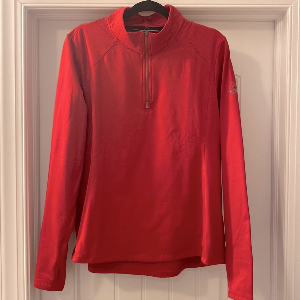 Stunning red Cavallo Active Fibre soft touch. Winter weight.